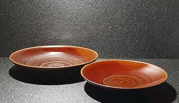 十一代　大樋長左衛門　大樋飴釉掛分　皿　大樋焼 大樋年雄(十一代 大樋長左衛門) 大樋焼 飴釉 約21.5 7寸皿(共箱